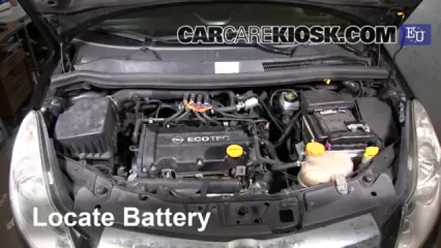 2008 Opel Corsa D 1.2L 4 Cyl. Battery Jumpstart